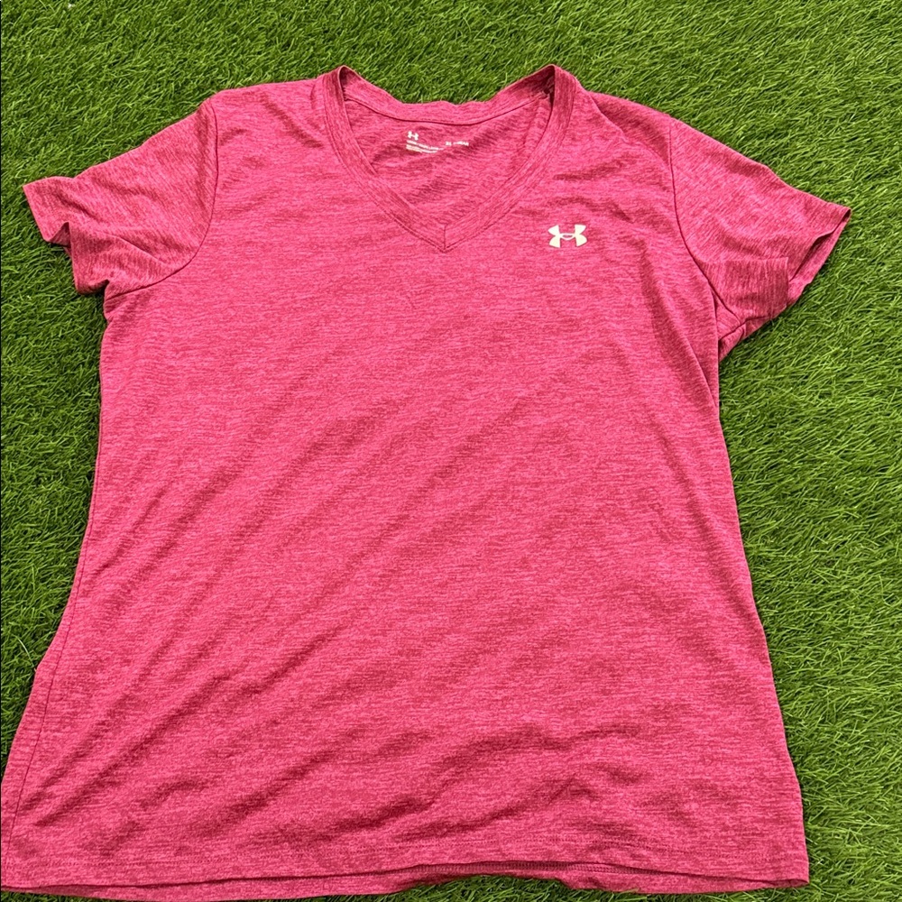 Under Armour Pink Short Sleeve Tee